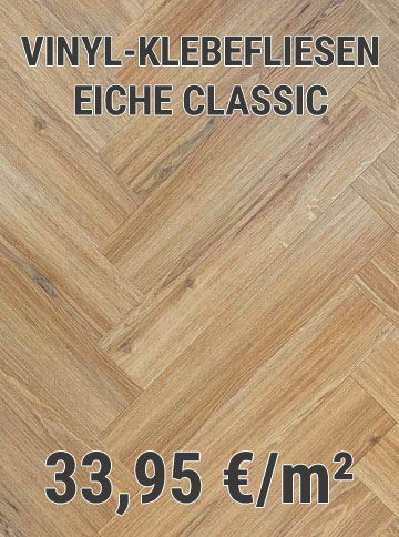 Vinyl-Klebefliesen Eiche Classic