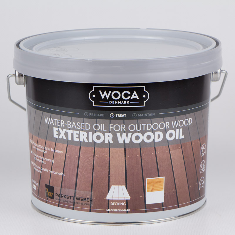 Woca Exterior Wood Oil Natur 2,5 Liter + 20 % EXTRA
