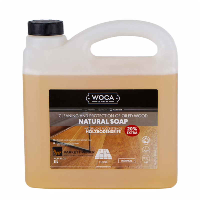 Woca Holzbodenseife natur - 3 Liter