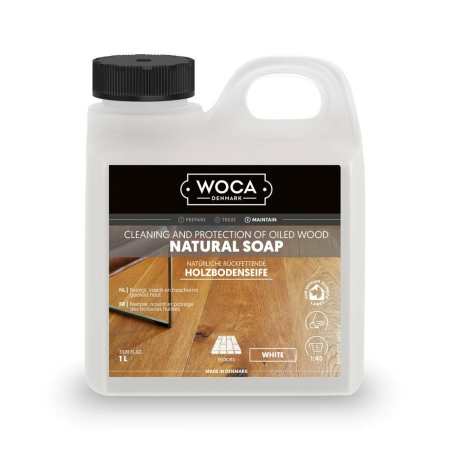 Woca Holzbodenseife weiß - 1 Liter
