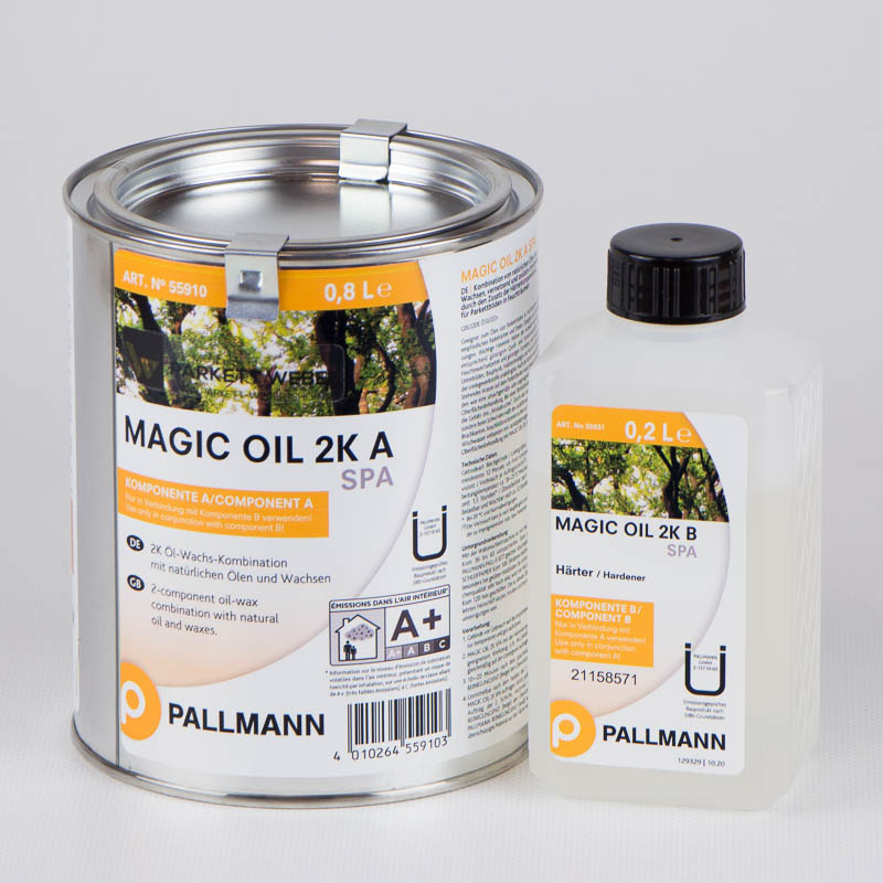Pallmann Magic Oil 2K SPA Parkettöl 1 Liter - feuchtraumgeeignet