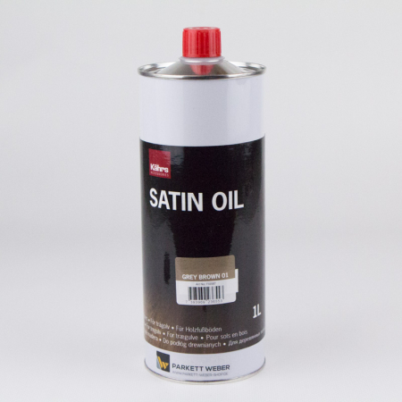 K&auml;hrs Satin Oil Color Grey-Brown 01 1 Liter