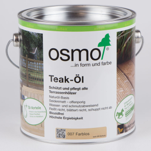 Osmo Teak-&Ouml;l Farblos (007) 2,5 Liter