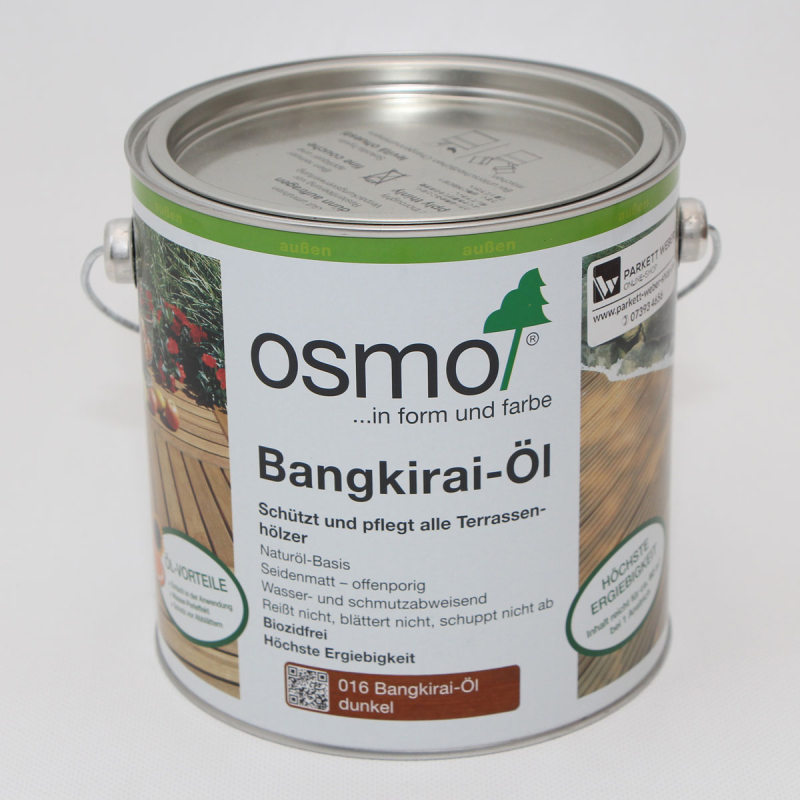 Osmo Bangkirai-Öl Dunkel (016) 2,5 Liter
