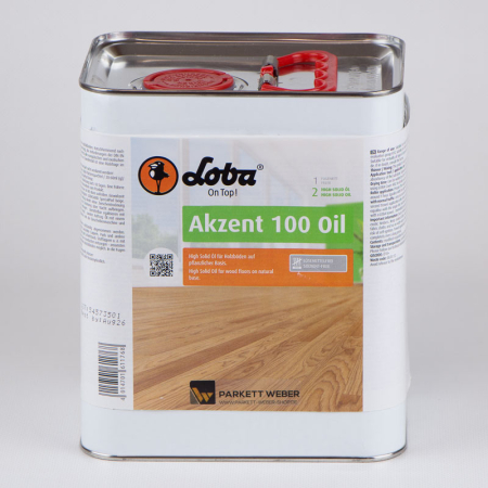 Loba Akzent 100 Oil Parkett&ouml;l 2,5 Liter