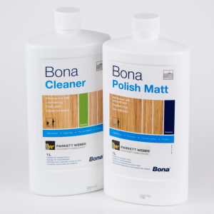 Bona Pflegeset - Bona Cleaner + Polish Matt