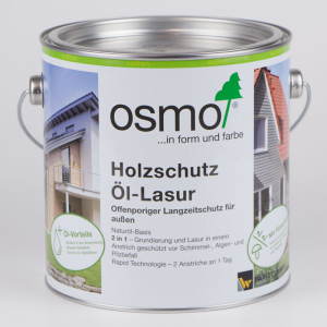 Osmo Holzschutz &Ouml;l-Lasur Wei&szlig; (900) 2,5 Liter