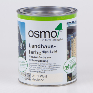 Osmo Landhausfarbe Wei&szlig; (2101) 750 ml