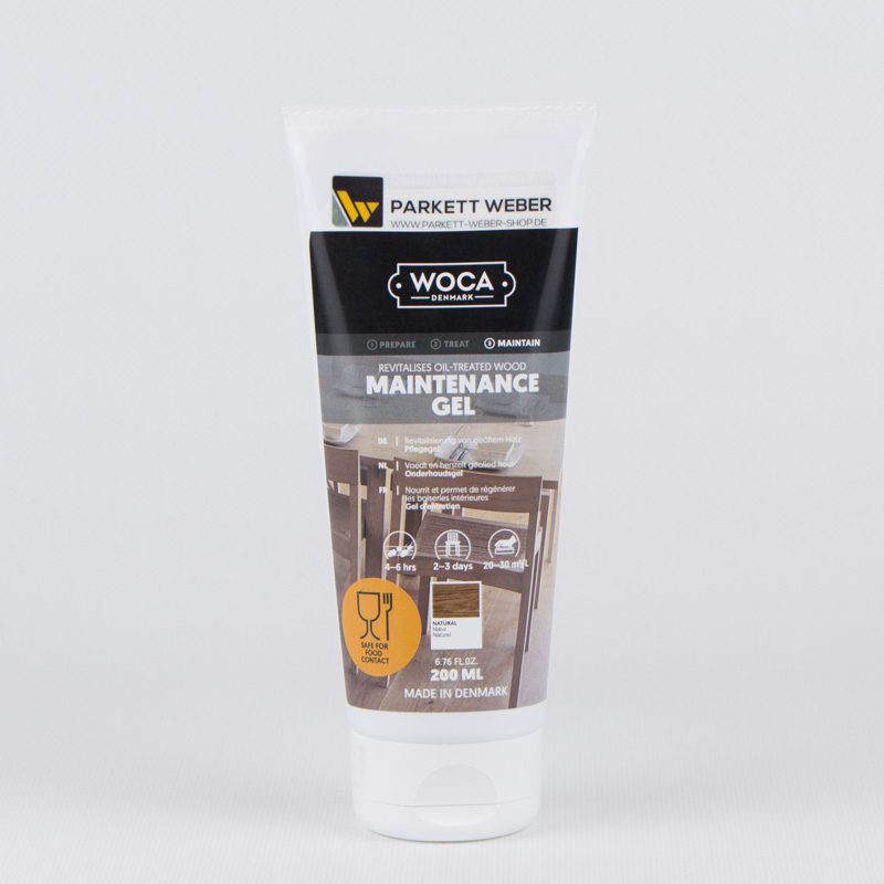 Woca Pflegegel Natur für geölte Holzoberflächen (Maintenance Gel)