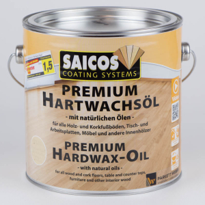 Saicos Premium Hartwachs&ouml;l 3320 Ultramatt Plus farblos 2,5 Liter