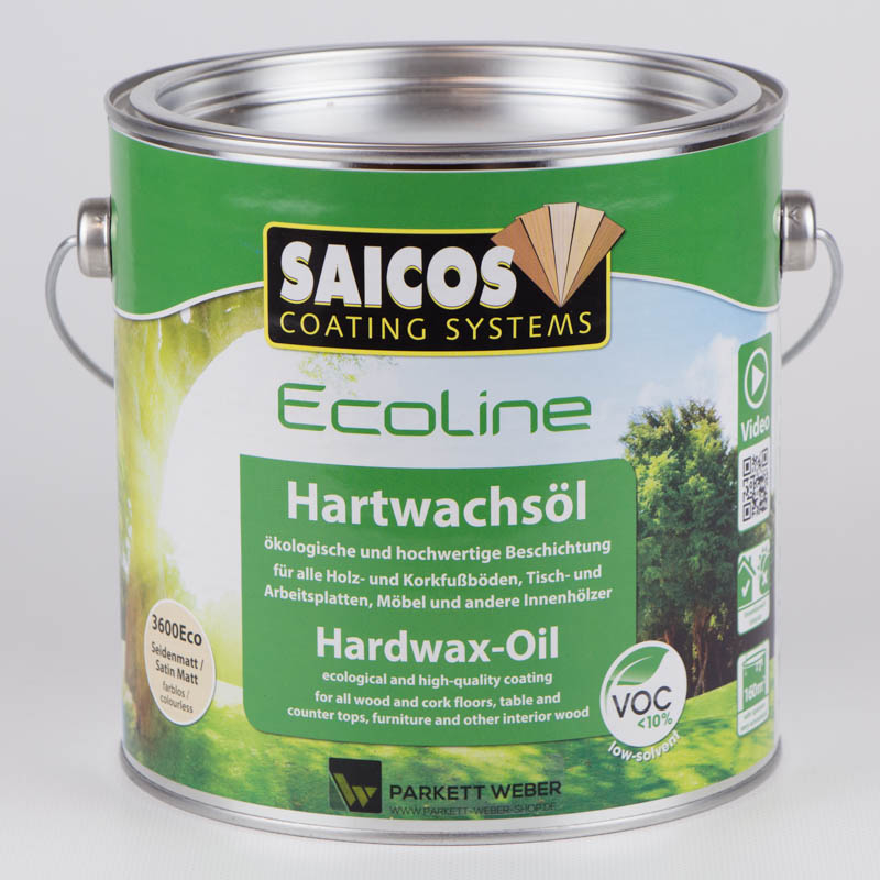 Saicos Ecoline Hartwachsöl Seidenmatt farblos (3600)