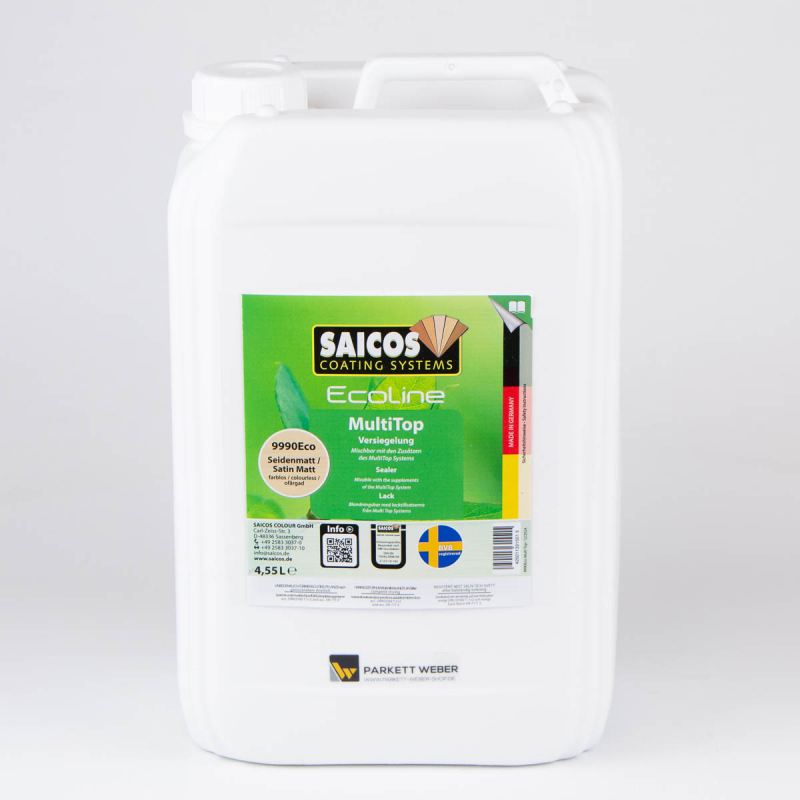 Saicos Ecoline MultiTop Versiegelung Ultramatt (9980) 4,55 Liter