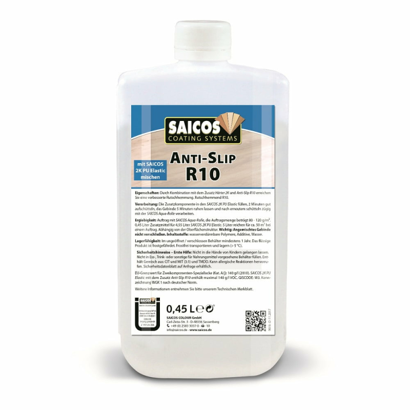 Saicos Anti-Slip R10 Zusatz für 2K PU Elastic - 450 ml