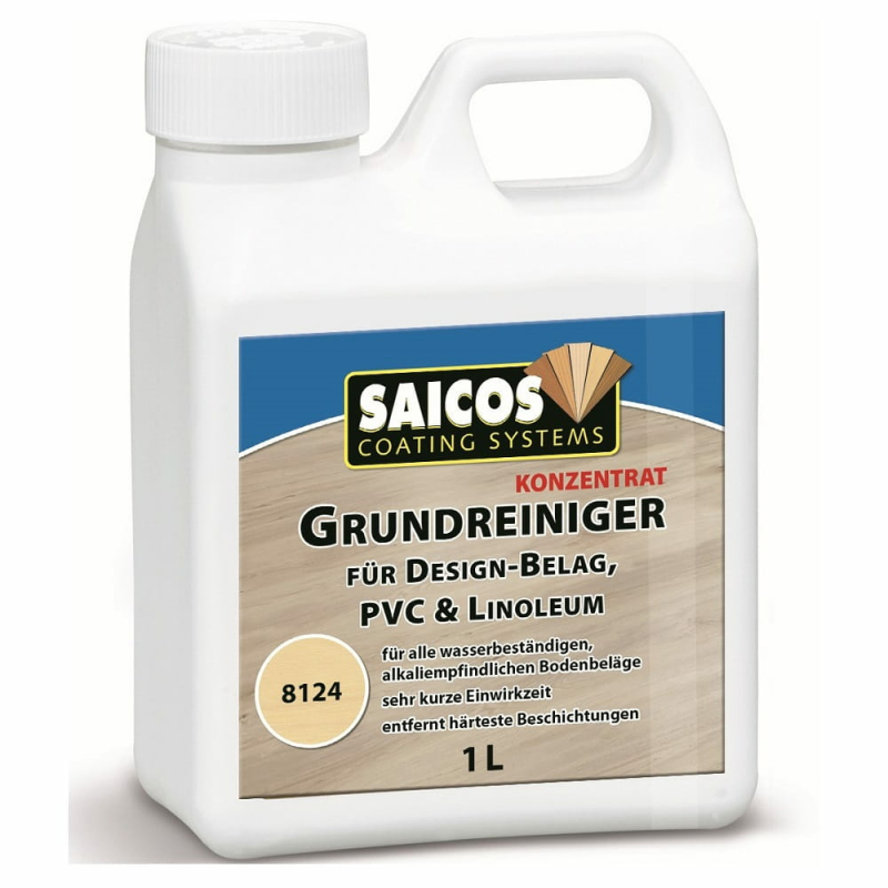 Saicos Grundreiniger Konzentrat für Design-Belag, PVC & Linoleum - 1 Liter