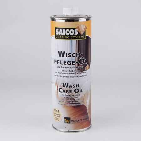 Saicos Wischpflege-Öl für geöltes/gewachstes Parkett (8145) 1 Liter