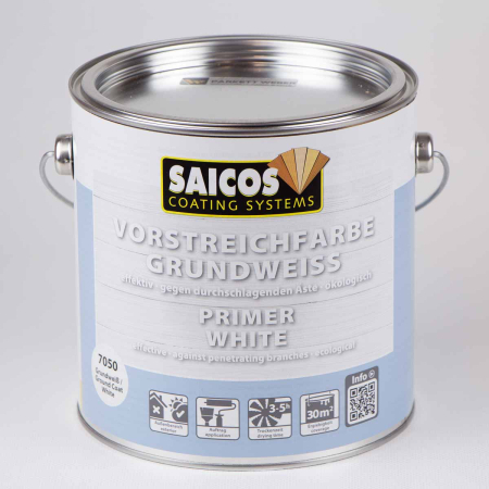 Saicos Vorstreichfarbe Grundweiß (7050) 2,5 Liter