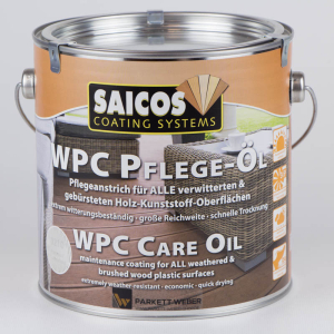 Saicos WPC-Pflege-&Ouml;l Grau (0223) 2,5 Liter