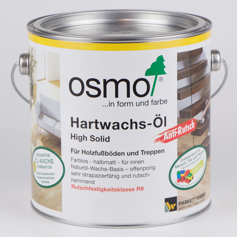 Osmo Hartwachs-Öl Anti-Rutsch 3088 Farblos Halbmatt