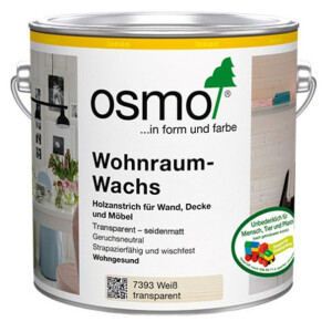 Osmo Wohnraum-Wachs 7394 Wei&szlig; deckend 5 Liter