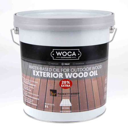 Woca Exterior Wood Oil Anthrazit 3 Liter Aktionsangebot