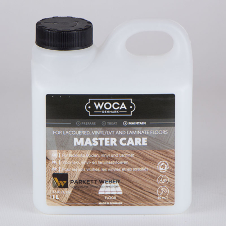 Woca Master Care - Pflege f&uuml;r lackierte B&ouml;den, Vinyl &amp; Laminat
