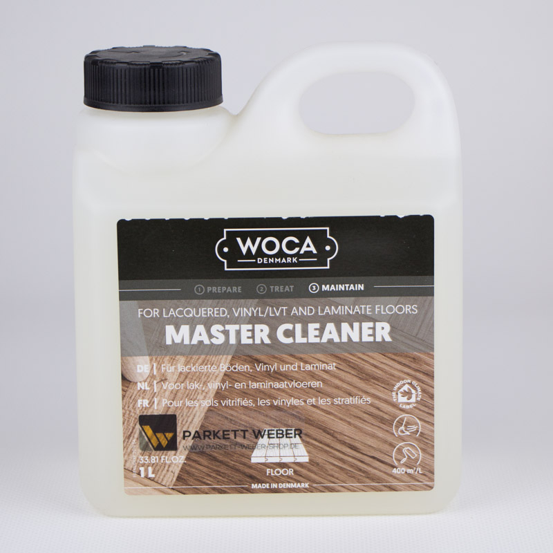 Woca Master Cleaner - Reiniger für lackierte Böden, Vinyl & Laminat