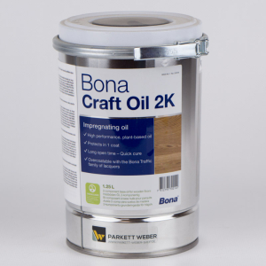 Bona Craft Oil 2K-Parkettöl Frost (Weiß) 1,25 Liter