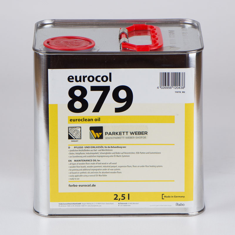 eurocol 879 Euroclean Oil Parkettöl 2,5 Liter