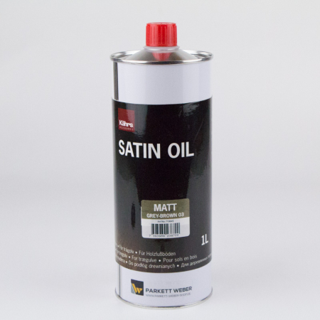 K&auml;hrs Satin Oil Color Matt Grey-Brown 03 1 Liter - Sonderposten MHD 11/2020