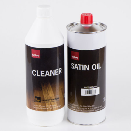 K&auml;hrs Pflegeset - K&auml;hrs Cleaner + Satin Oil Matt (Natural)