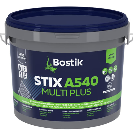 Bostik STIX A540 Multi Plus Klebstoff f&uuml;r PVC &amp; LVT 14 kg