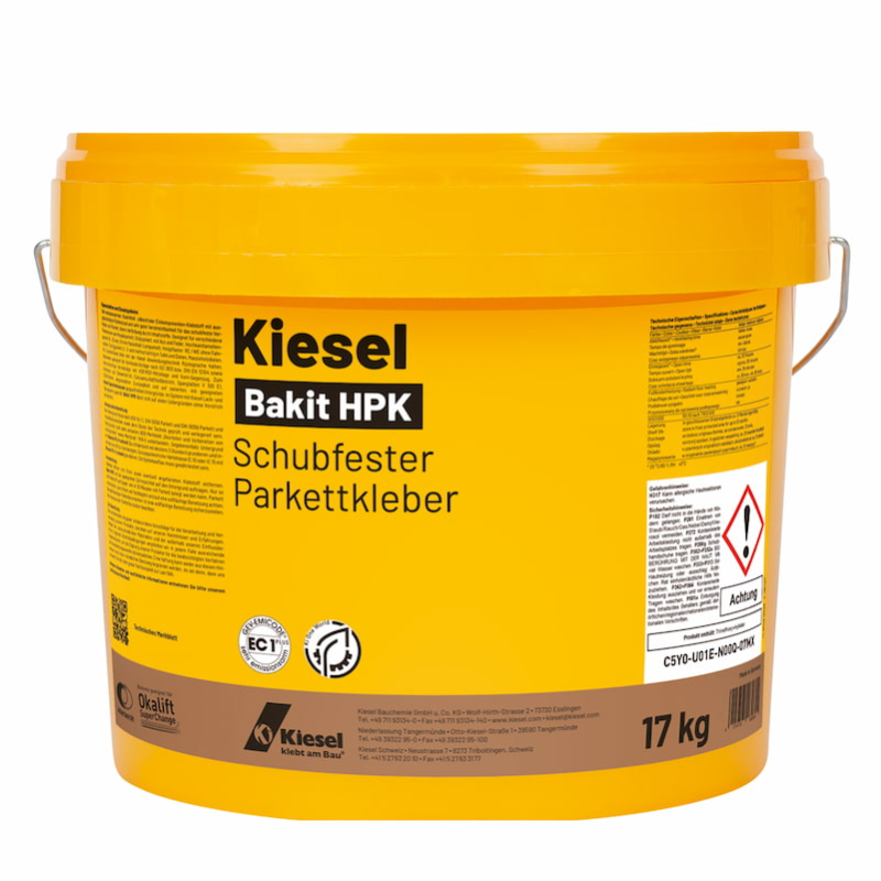 Kiesel Bakit HPK Parkettkleber, hart, 17 kg