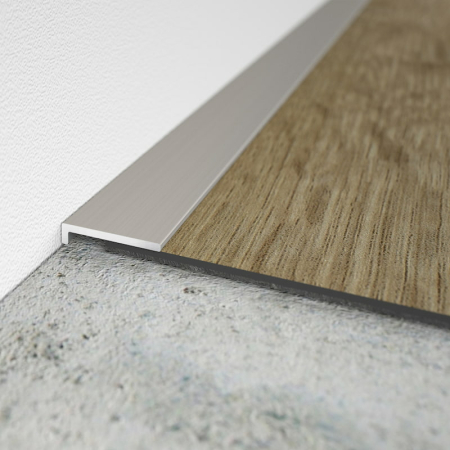 minileiste Abschlussprofil 2000x16 mm zum Kleben Titan