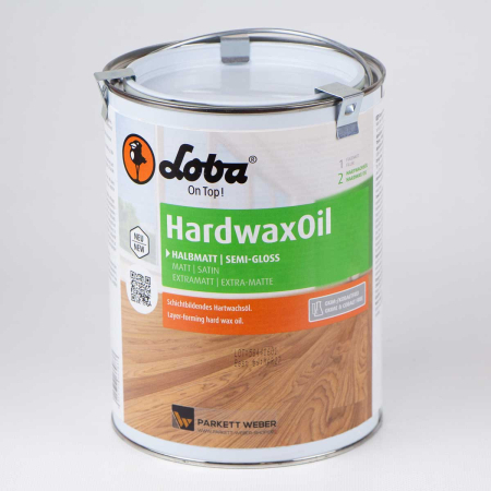 Loba HardwaxOil Hartwachsöl halbmatt 2,5 Liter