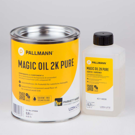 Pallmann Magic Oil 2K PURE Parkett&ouml;l f&uuml;r Rohholzoptik 1 Liter