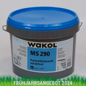 Wakol MS 290 Parkettkleber schubfest 18 kg - Fr&uuml;hjahrsangebot