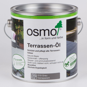 Osmo Terrassen-&Ouml;l Grau (019) 2,5 Liter - Sonderposten