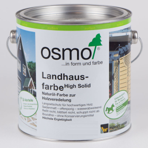Osmo Landhausfarbe Lichtgrau (2735) 2,5 Liter - Sonderposten