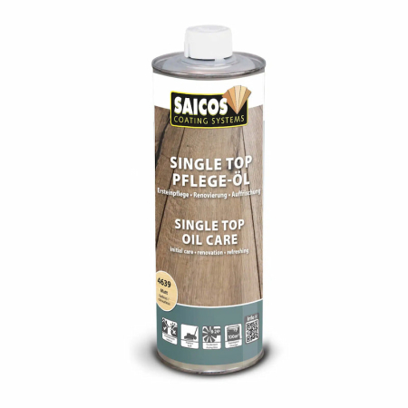 Saicos Single Top Pflege-Öl Weiß transparent matt (4640) 1 Liter