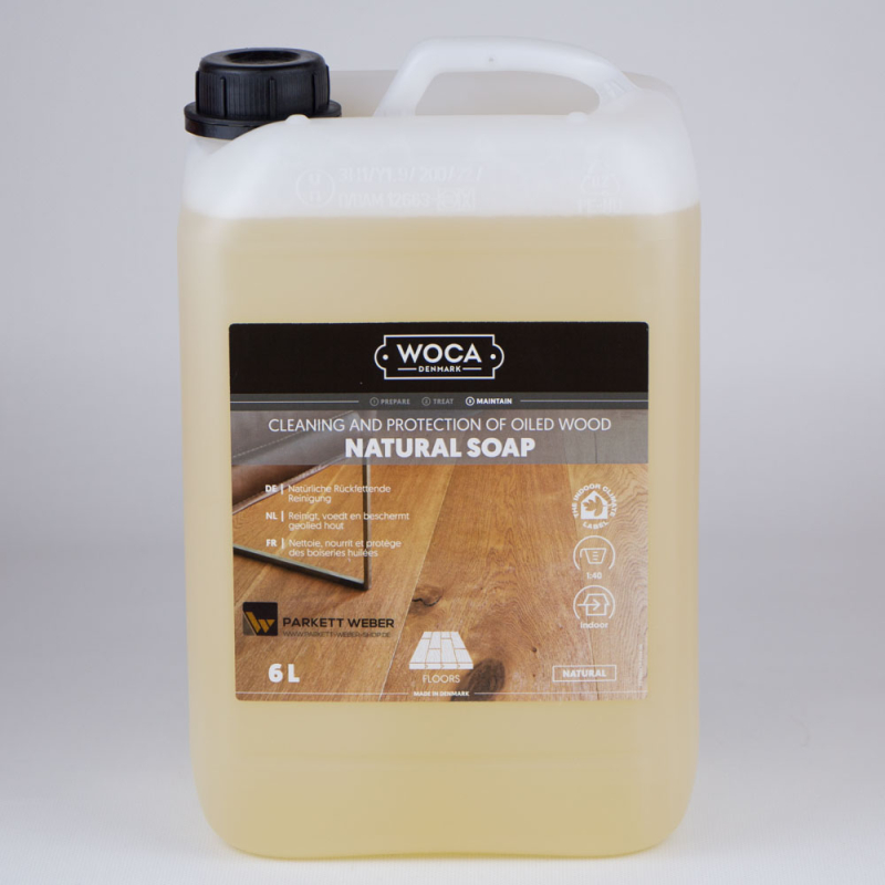 Woca Holzbodenseife natur - 6 Liter