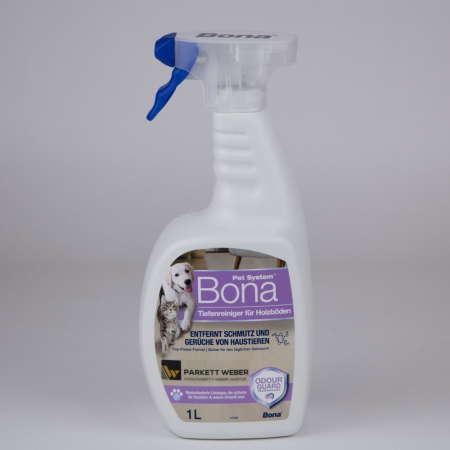 Bona Pet System Tiefenreiniger f&uuml;r Holzb&ouml;den - Spr&uuml;hflasche 1 Liter