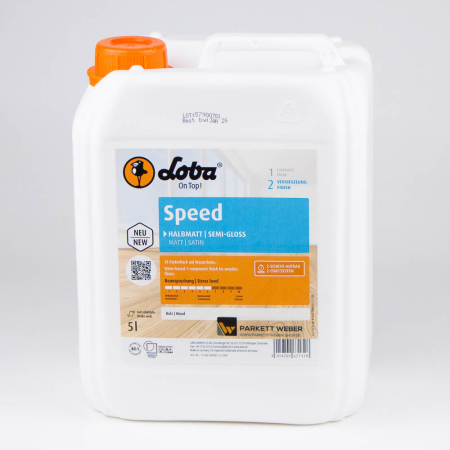 Loba Speed Parkettlack halbmatt 5 Liter