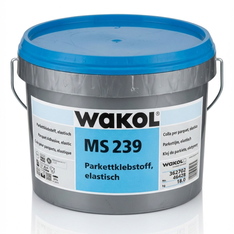 Wakol MS 239 Parkettkleber mit Blauem Engel, elastisch, 18 kg