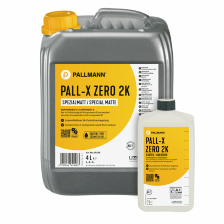 Pallmann Pall-X ZERO 2K Parkettlack spezialmatt f&uuml;r nat&uuml;rliche Optik 5 Liter