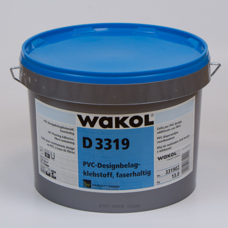 Wakol D 3319 PVC-Designbelagsklebstoff, faserhaltig 13 kg - Sonderposten MHD 03/2023