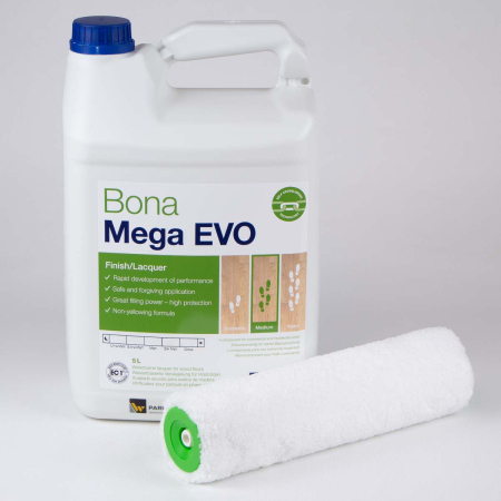 Bona Mega EVO Parkettlack + Lackwalze GRATIS