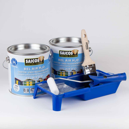 Saicos Bel Air H2O Holz-Spezialanstrich + GRATIS Easy Paint Set