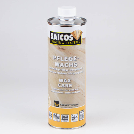 Saicos Pflegewachs für geölte Oberflächen Weiß (8111) 1 Liter