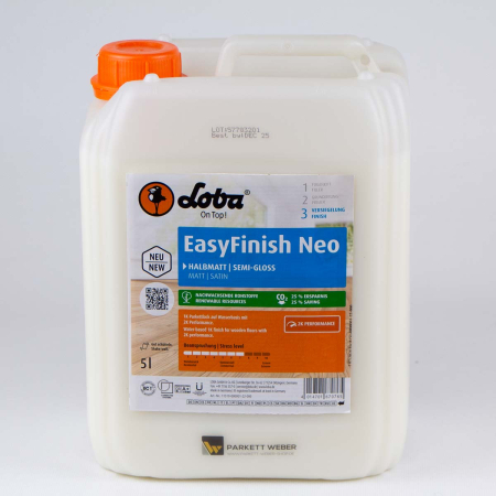 Loba EasyFinish Neo Parkettlack halbmatt 5 Liter - Sonderposten MHD 02/2026