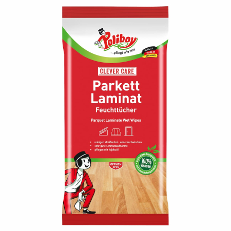 Poliboy Parkett Laminat Feuchttücher 15 Stück